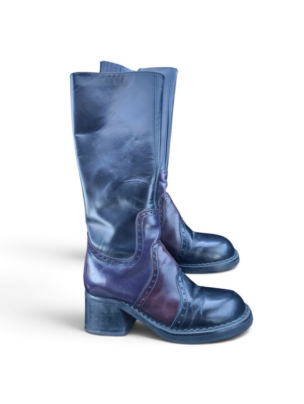 Steve Madden Vintage Tricolor Spencer Boots